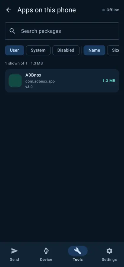 Apps on this phone