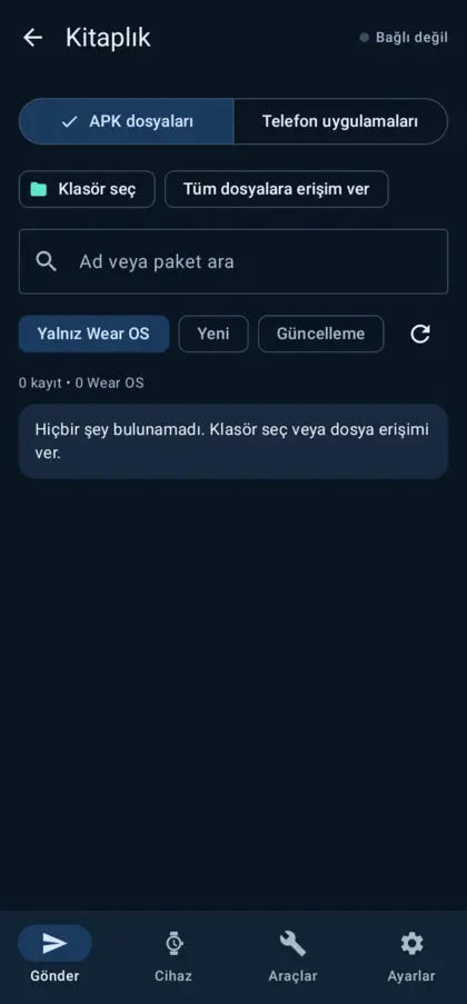 Kitaplık: Yeni / Güncelleme / Yüklü